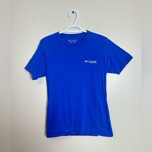 Columbia Size S PFG Royal Blue Tee